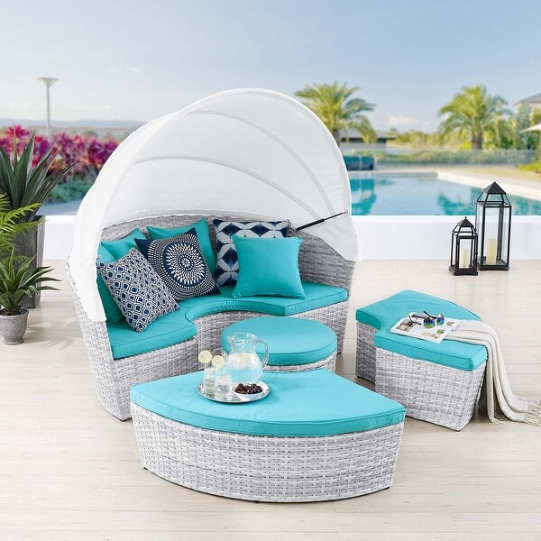 Scottsdale Canopy Sunbrella? Outdoor Patio Daybed