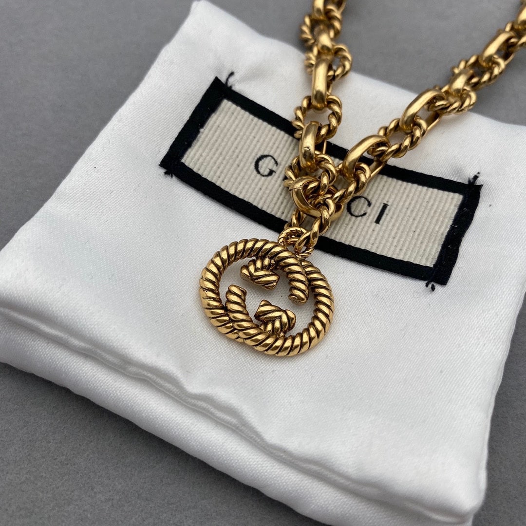 Gucci Gg Gold Necklace