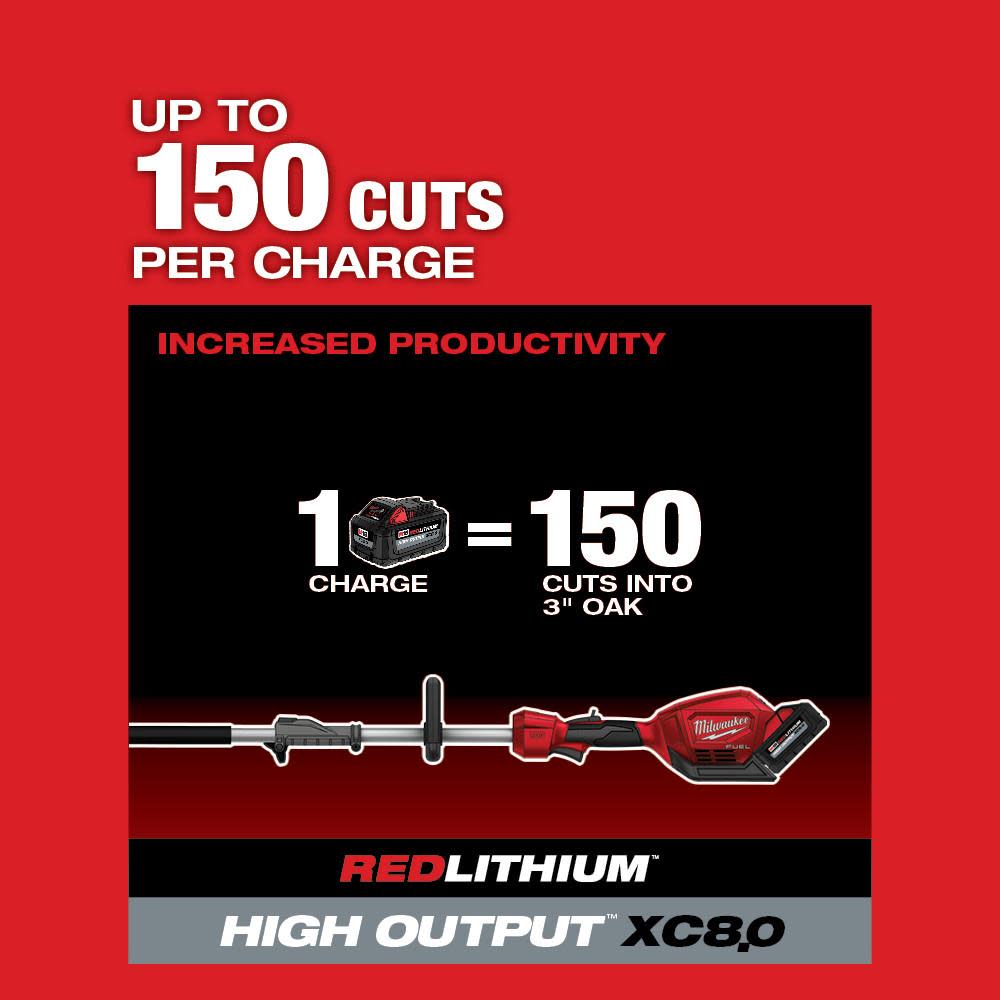 Milwaukee M18 FUEL 10 Pole Saw Kit with QUIK LOK Reconditioned