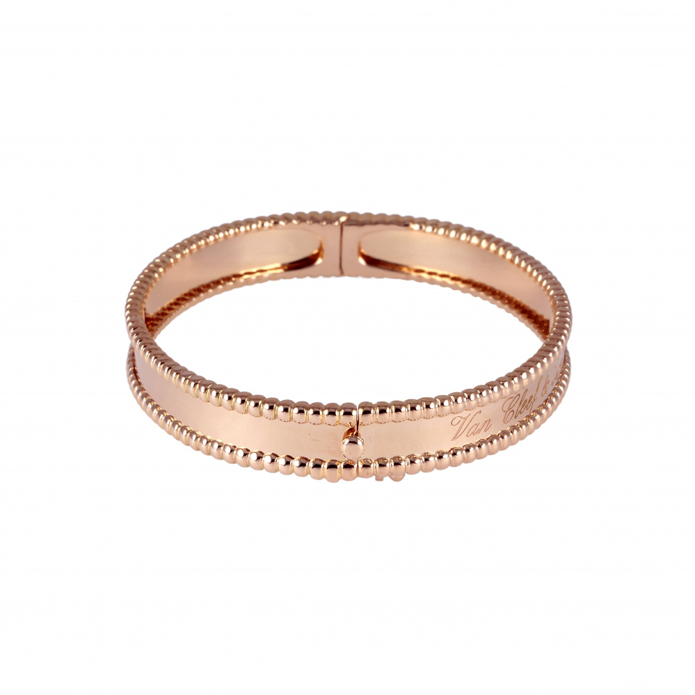 Van Cleef & Arpels Perle Senior Tulle Xs Bracelet 18K Rose Gold VCARP3K100