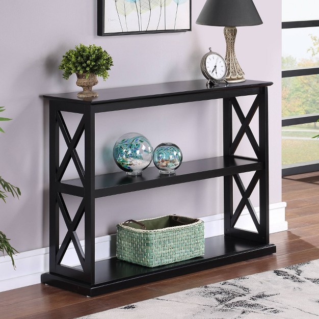 Coventry Console Table With Shelves Breighton Home