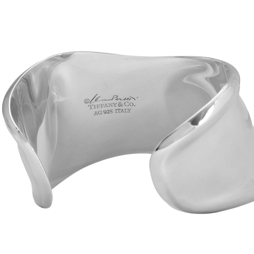 Tiffany & Co. Elsa Peretti Bone Cuff Sterling Silver Right Hand Bracelet 60020029