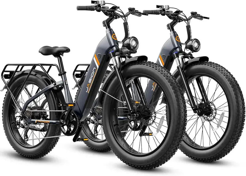 Thunder 1500W Electric Fat-Tire Bike – 30+ MPH Top Speed, 80-Mile Range, Hydraulic Disc Brakes