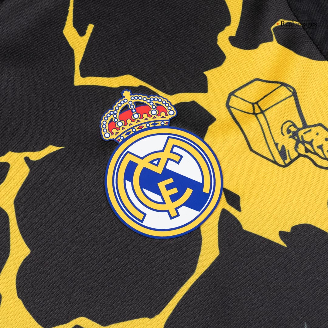 Real Madrid X Marvel Long Sleeve Jersey 25/26 Black