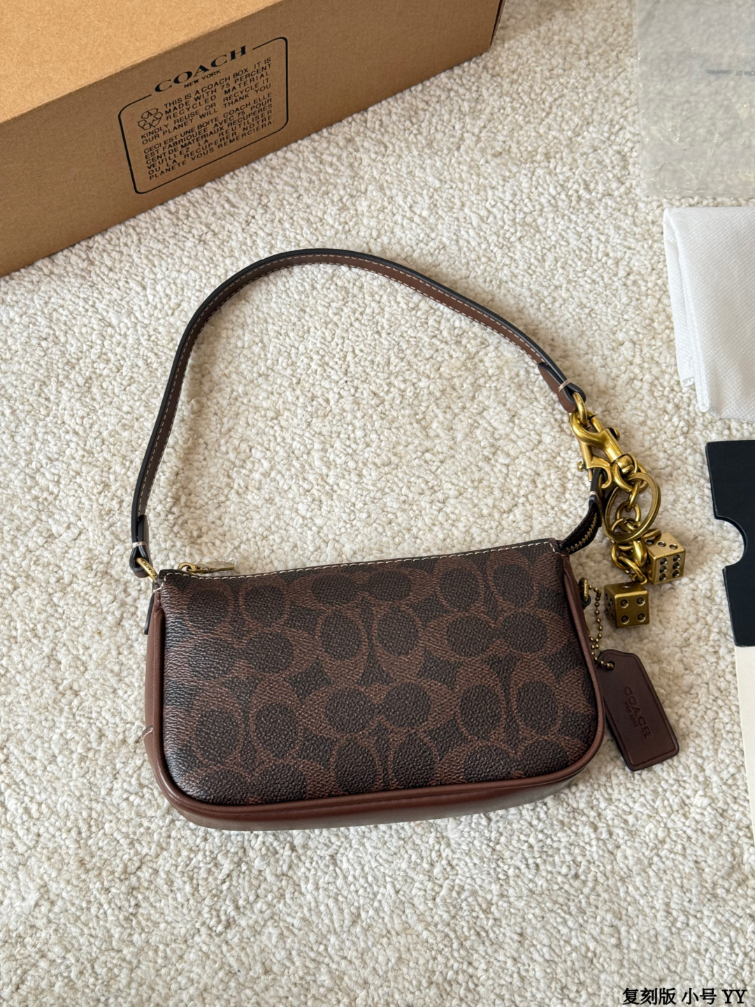 COACH Plaza 18 Mini Mahjong Bag - cnluxepick