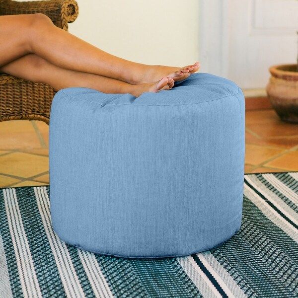 Jaxx Sunbrella Patio Bean Bag Pouf Ottoman