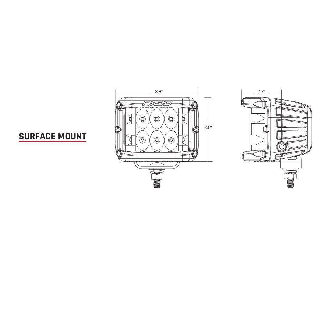 Rigid Industries 262213 D-SS Series Pro Spot Light