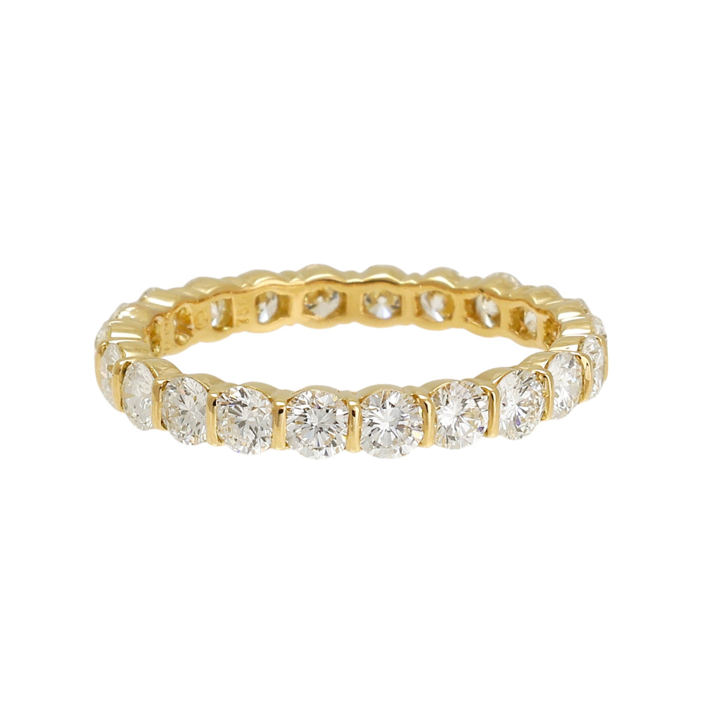 Tiffany & Co. Tiffany K18 Yellow Gold Ring Diamond