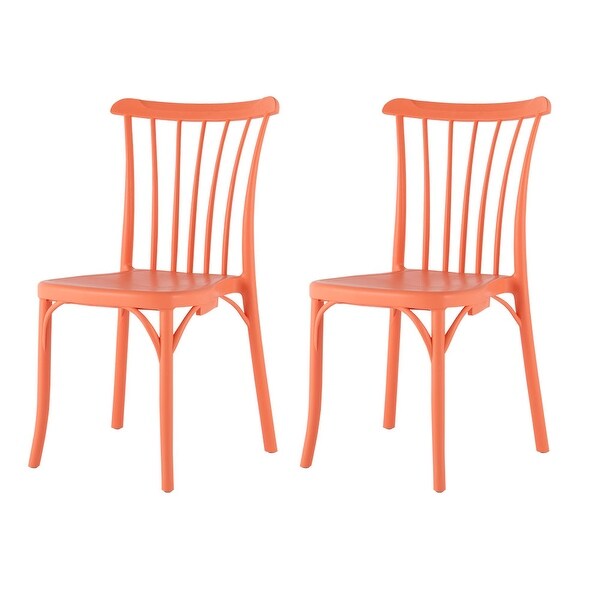 Rio Resin Stackable Dining Chair,Set of 2