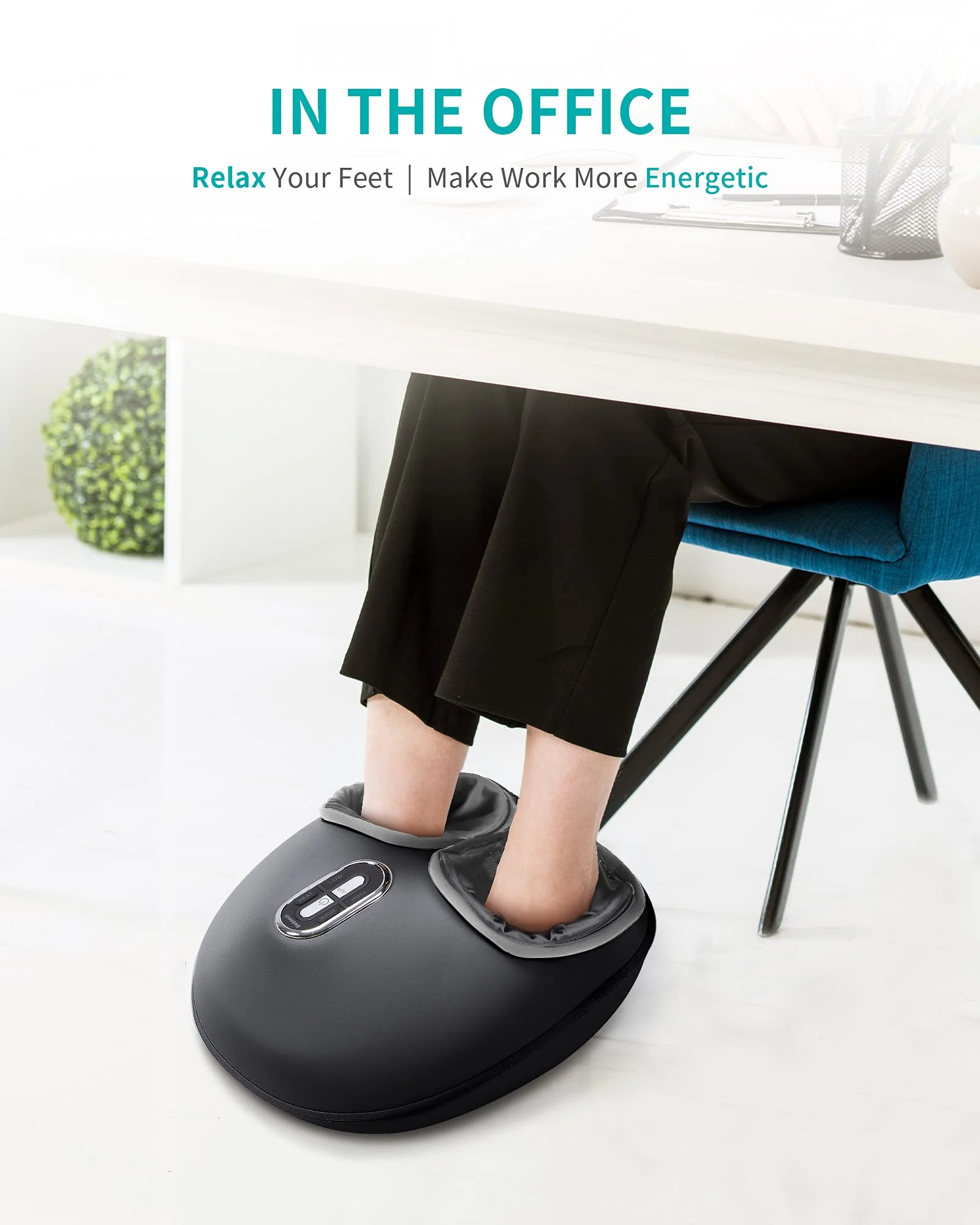 2026 Nekteck Shiatsu Foot Massager Machine with Soothing Heat