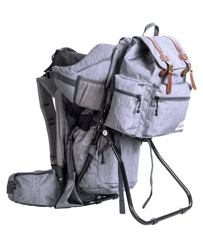ClevrPlus Baby Hiking Child Carrier Backpack Camping with Detachable Bag, Gray