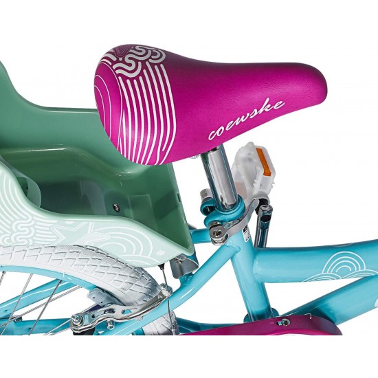 Boys Girls Kids Bike 12 14 16 18 Inch Kids Bike with Training Wheels, 18 20 Inch Kids Bicycle with Kickstand and Hand Brake