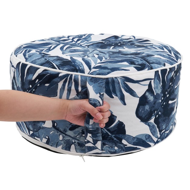 Round Navy Blue