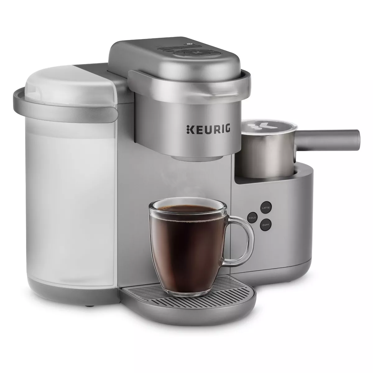 Keurig K-Cafe Special Edition Single-Serve K-Cup Pod Coffee, Latte and Cappuccino Maker – Nickel