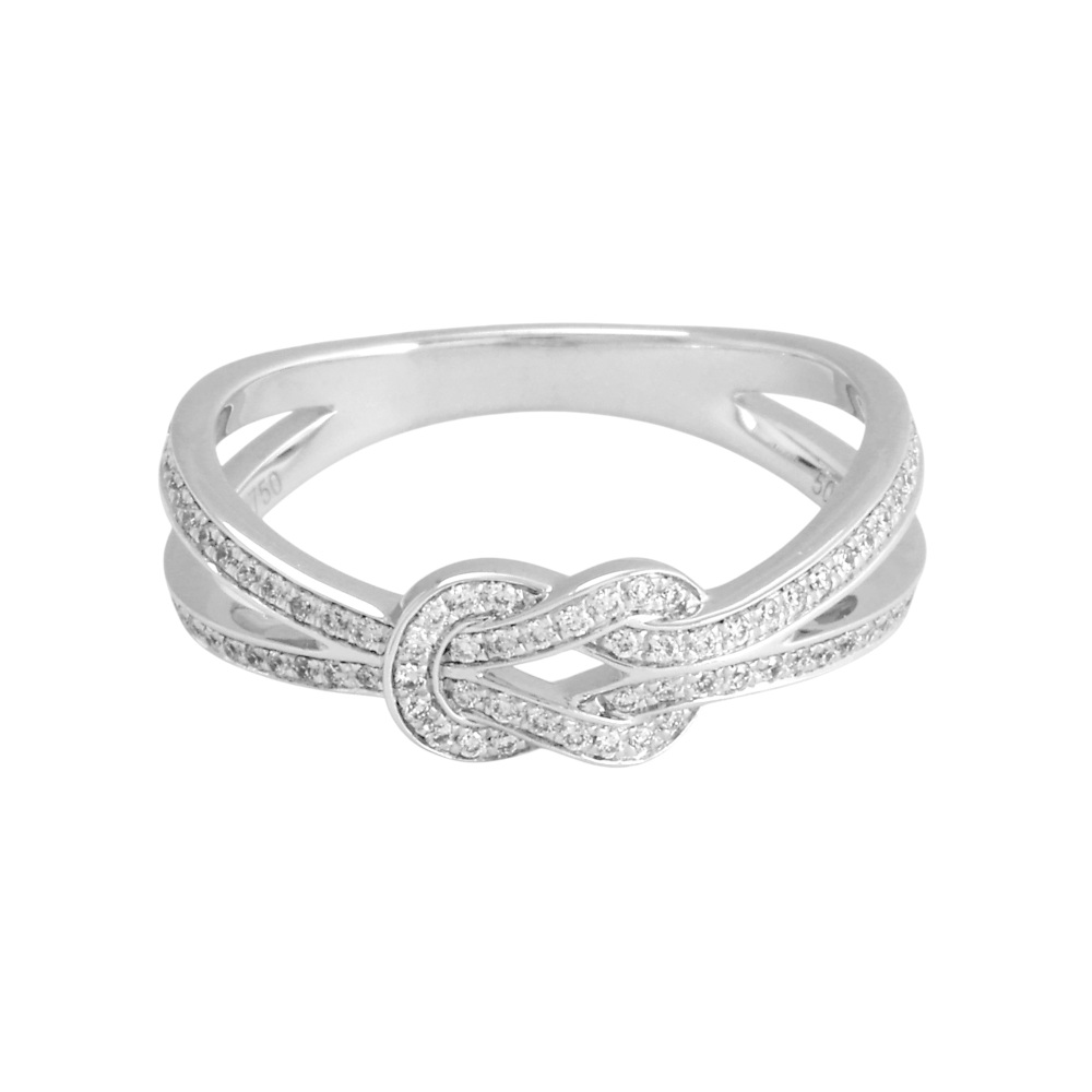 FRED Chance Amphini Ring 18K White Gold Diamond 4B0886