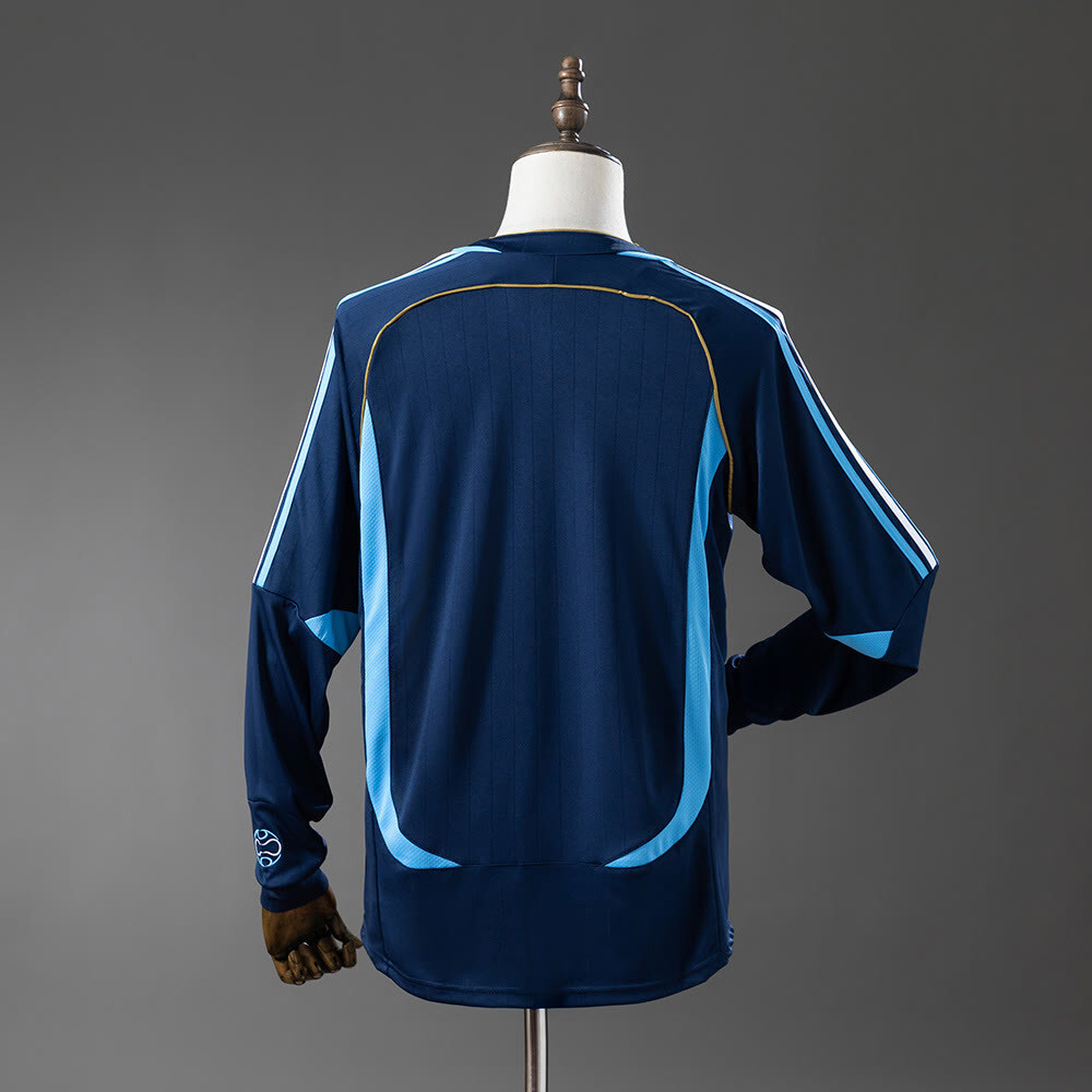 Argentina 2006-07 World Cup Away Long Sleeves Retro Jersey