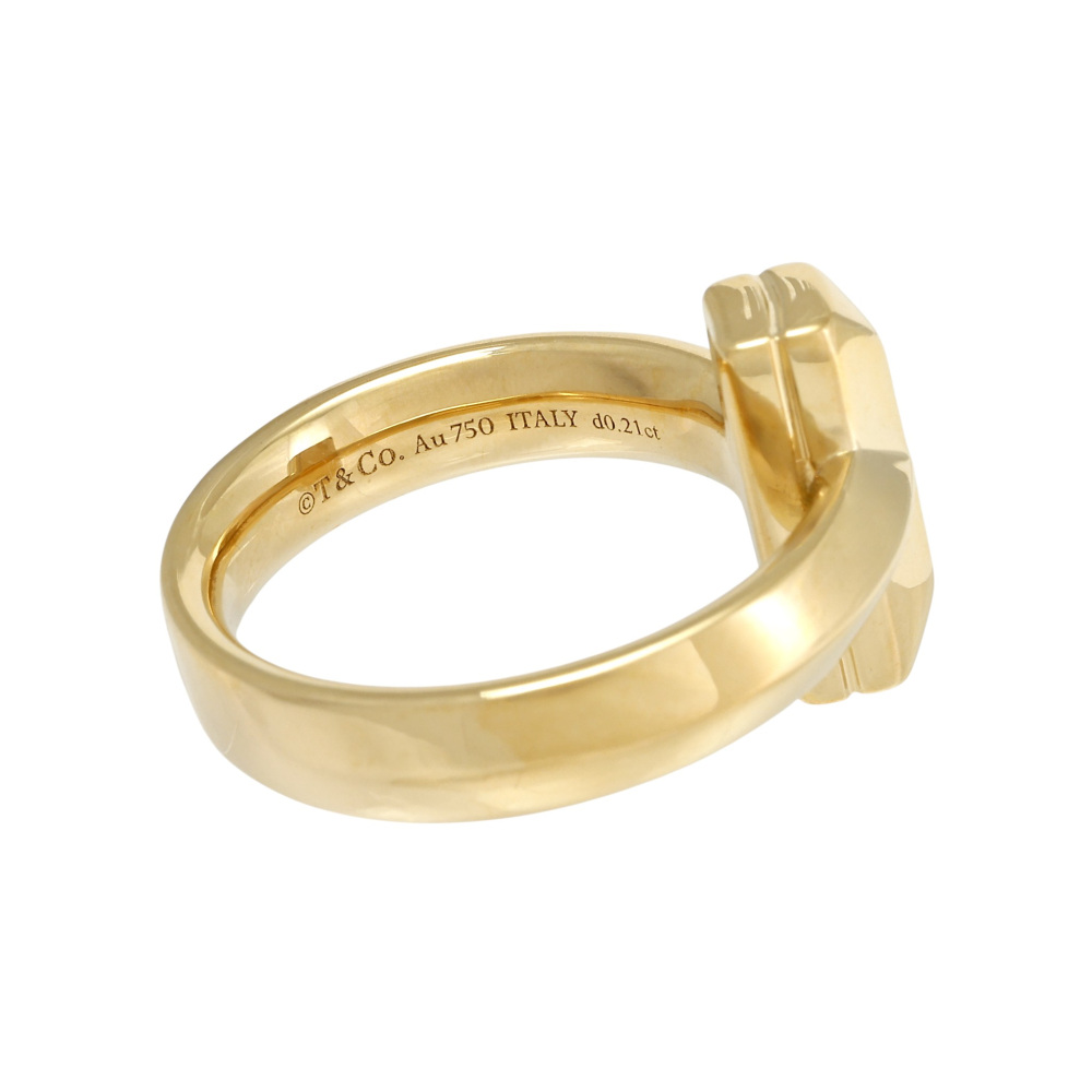 Tiffany & Co. Tiffany T One Ring 18K Yellow Gold Diamond 68171636
