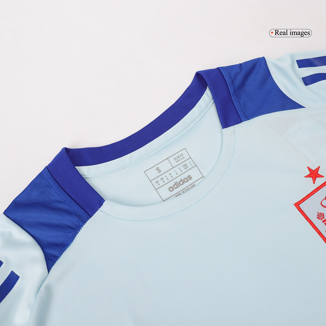 Spain Pre-Match Soccer Jersey EURO Blue