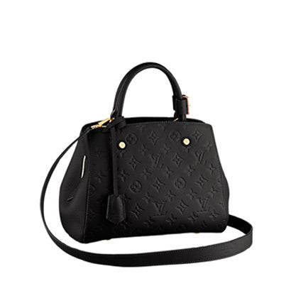 Louis Vuitton Montaigne Bb Empreinte Noir Black 33Cm