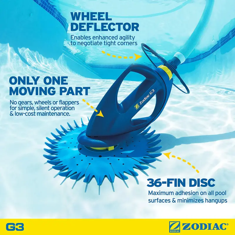 Zodiac Suction-Side Automatic Pool Cleaner – Robotic Vacuum