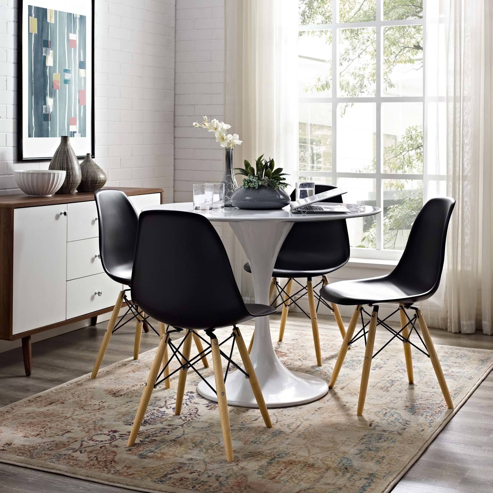 Modway Pyramid Dining Side Chair (Red)