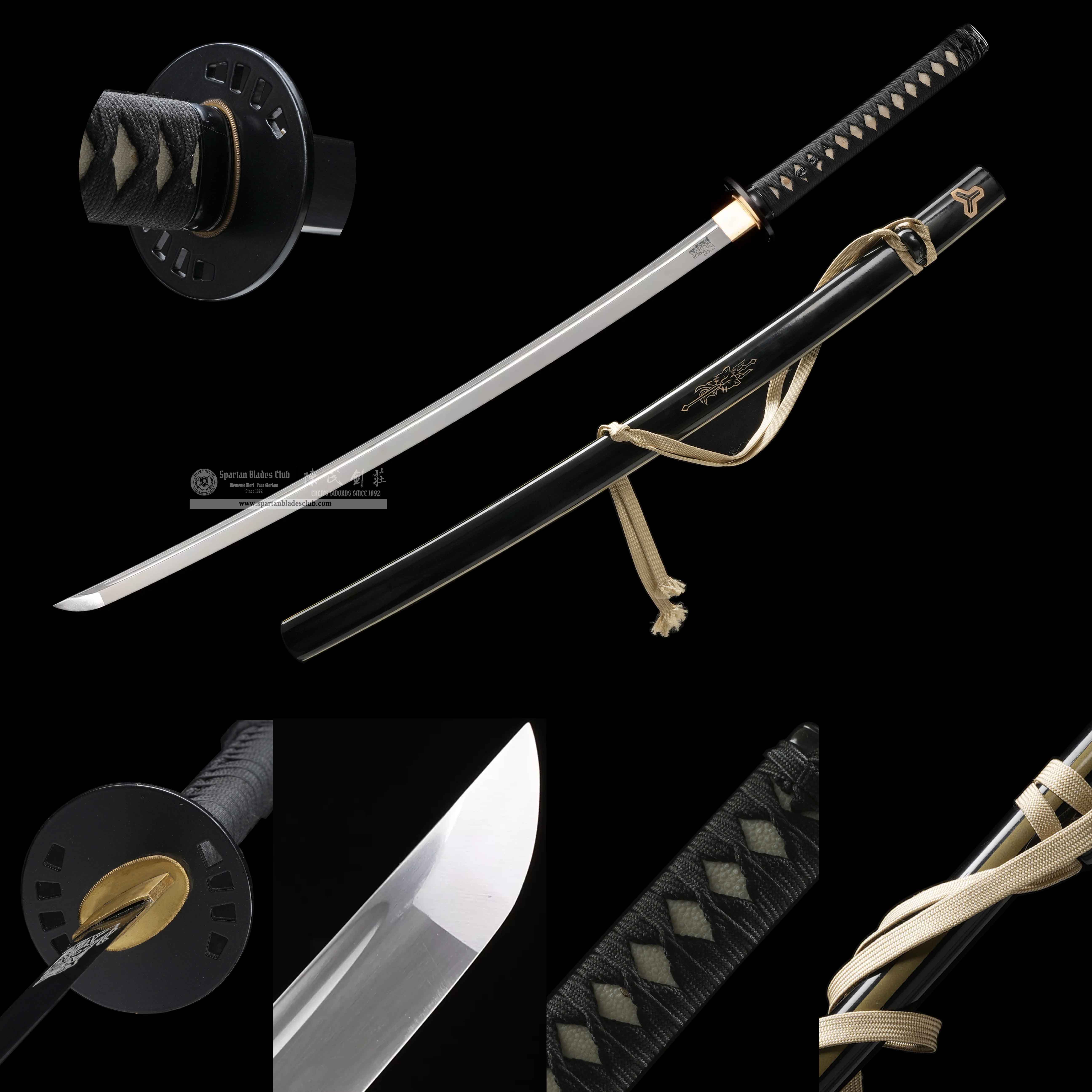 TK44 Kill Bill | Hattori Hanzo | Beatrix Kiddo's Iconic Katana - Best Replica | Spring Steel | Fully Functional | Super Sharp | High Performance | Battle-ready | S.B.C - Spartan Blades Club - 陳氏劍莊1892