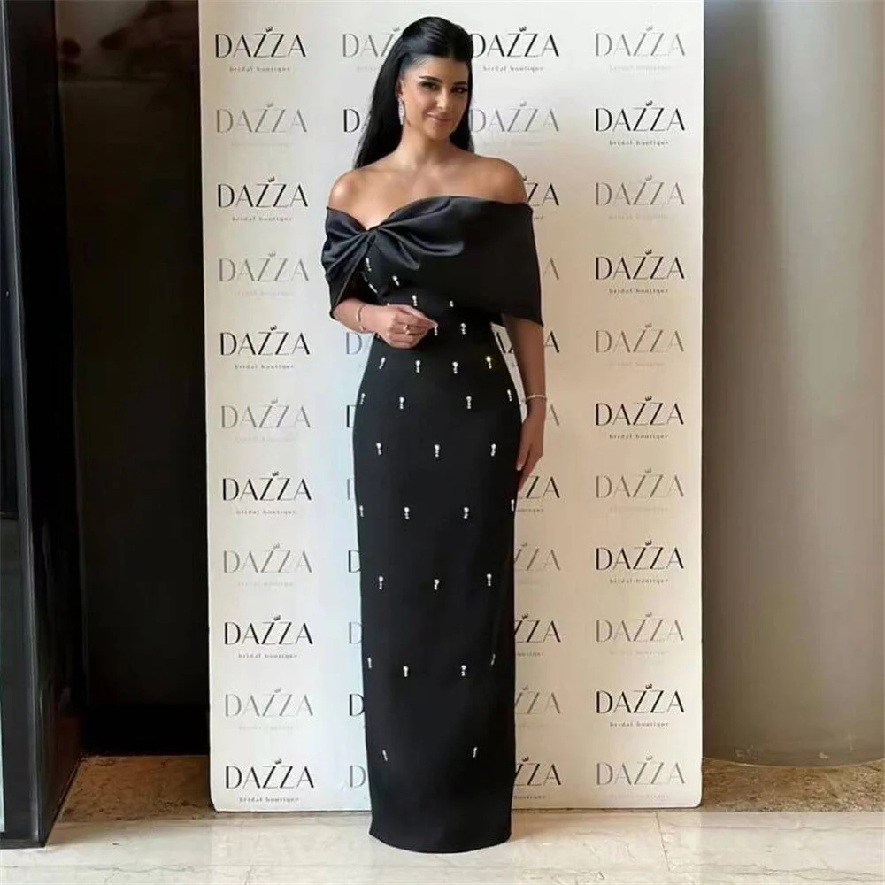 Elegant Off Shoulder Maxi Dress | Formal Evening GownClistos