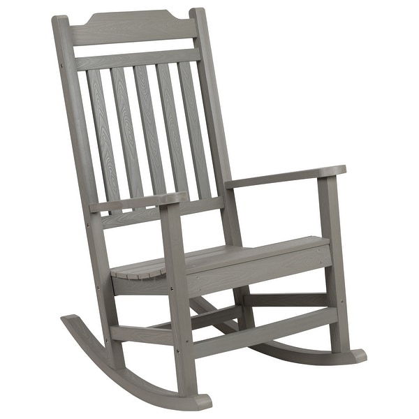 2 Pack AllWeather Faux Wood Rocking Chair