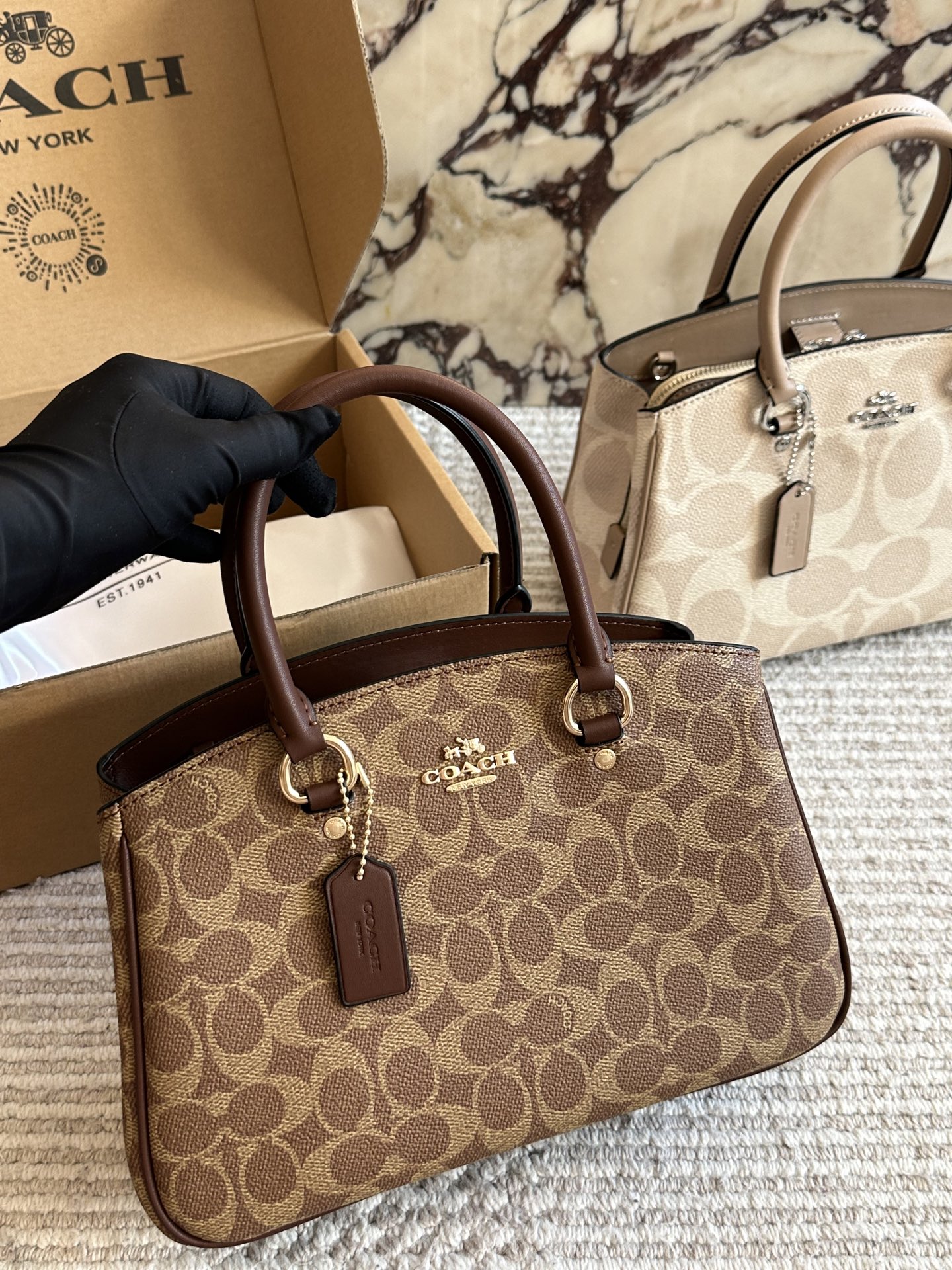 Coach monogram tote bag - cnluxepick
