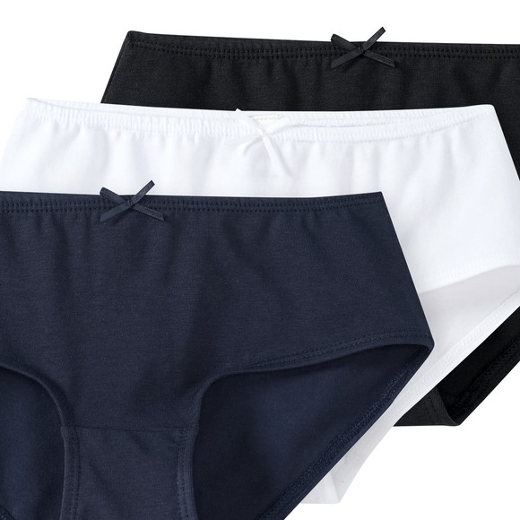 Yigga 3 Mädchen Pantys im Basic-Look