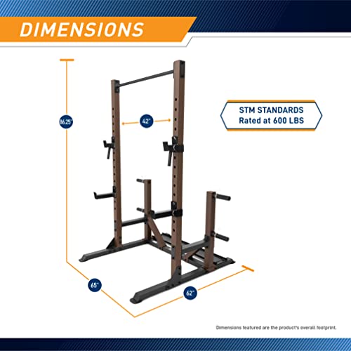 Steelbody Industrial Inspired Heavy Duty Home Gym System for Bodybuilding and Strength Training Available for Full Cage, Squat Rack and Power Tower