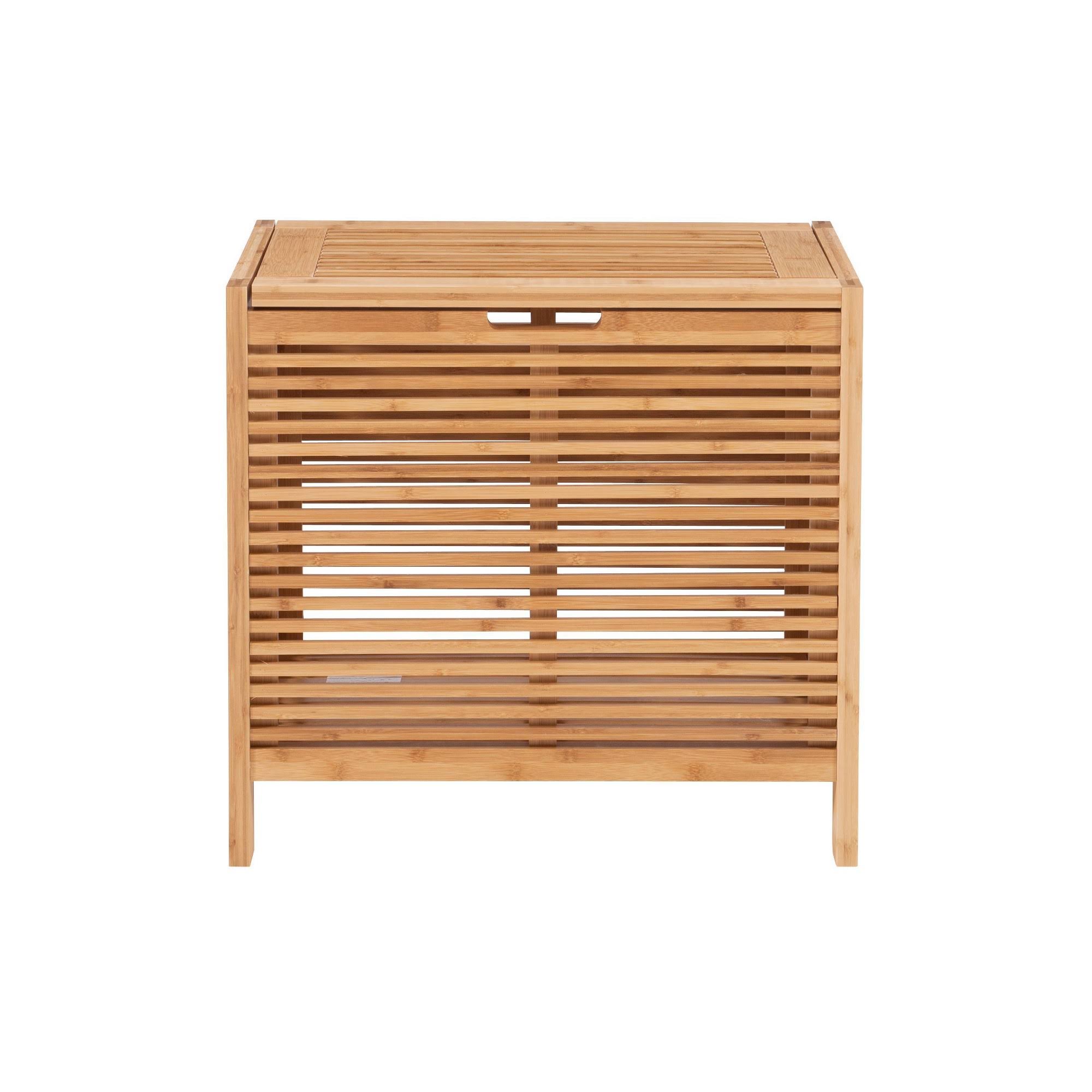 Linon Bracken Bamboo Hamper