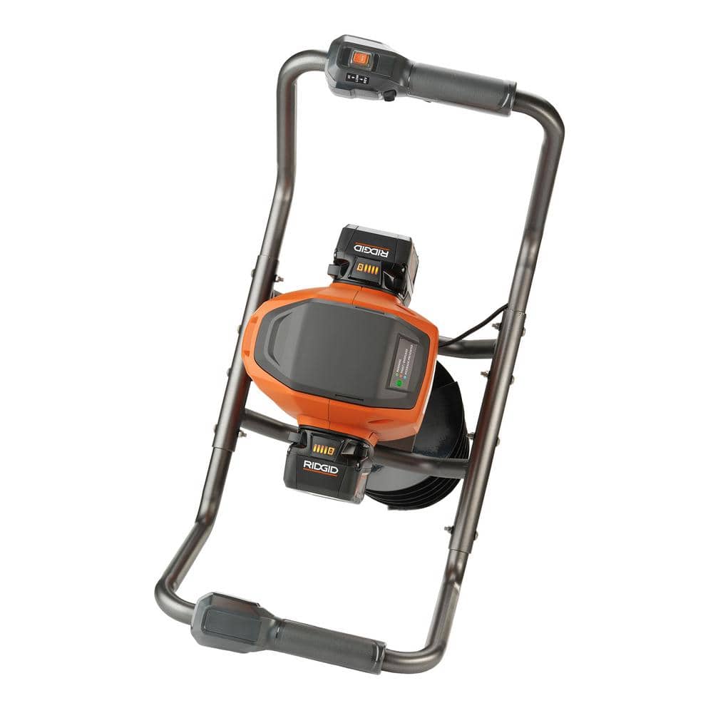 Ridgid 18-Volt Earth Auger with 8 in. Bit and (2) 4.0 Ah Batteries and Charger R01701K