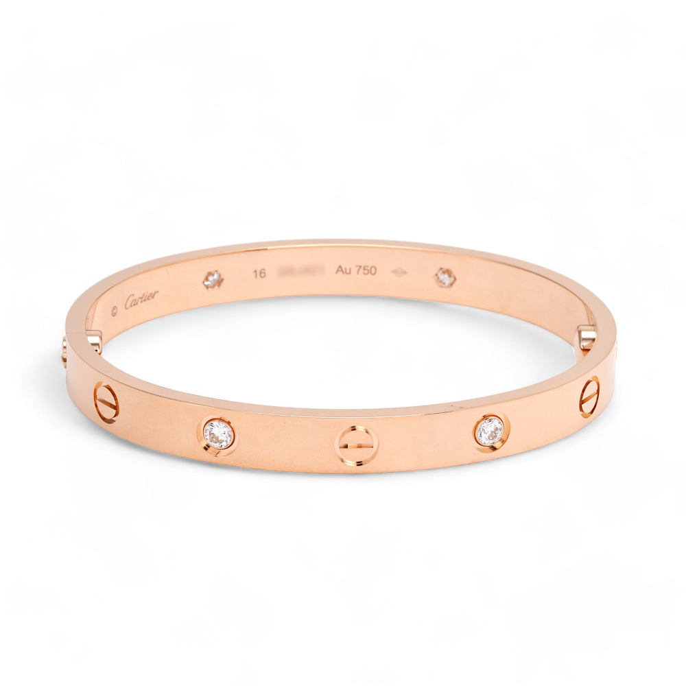 Cartier Love Bracelet 18K Rose Gold Diamond B6069900