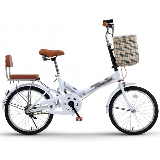 Foldable Bicycle Women’s Ultra-Light Portable Bicycle Adult 16-inch, 20-inch Bicycles Student Bike Foldable Road Bike