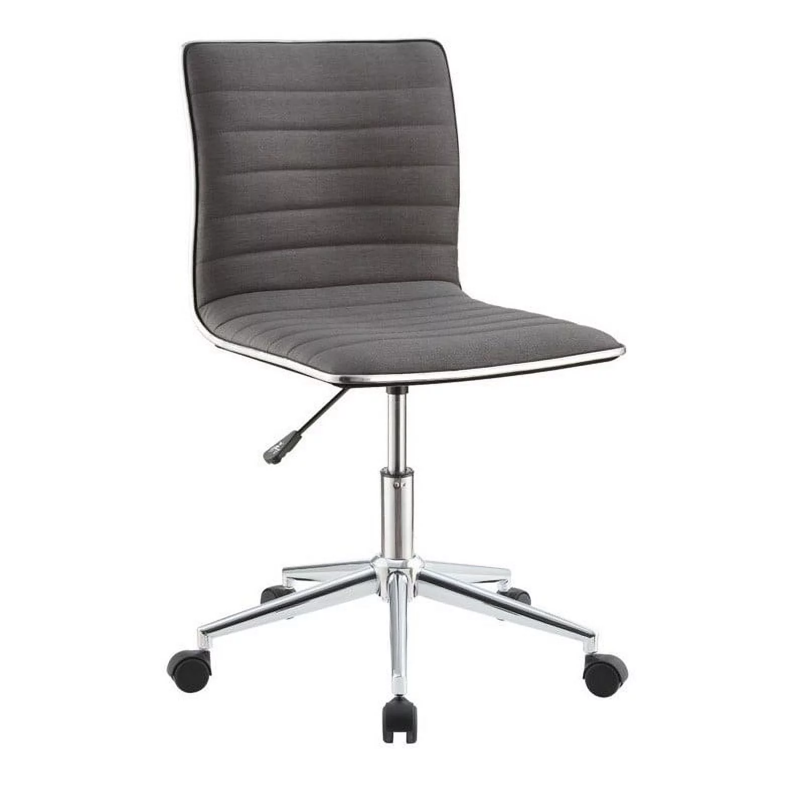 Home Square 2 Piece Set with L-Shaped Desk & Office Chair in Gray Driftwood/Gray