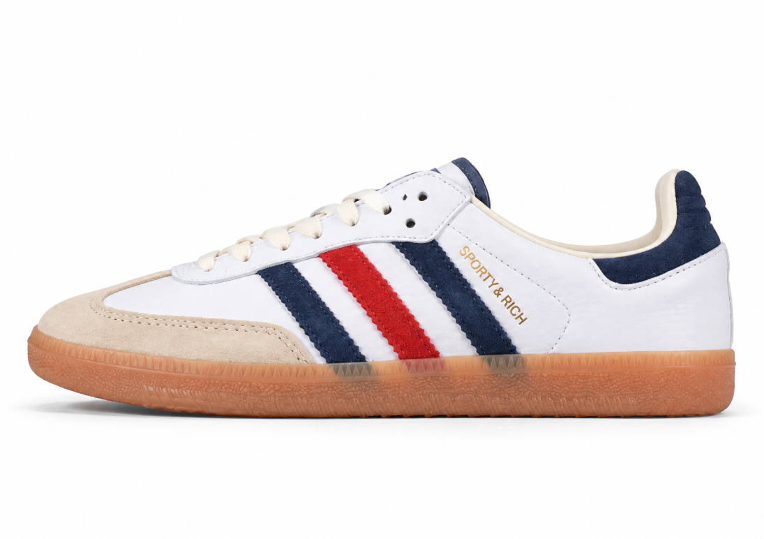Adidas Originals Samba Og Sporty&Rich Cloud White/Night Indigo/Collegiate Red IH8338