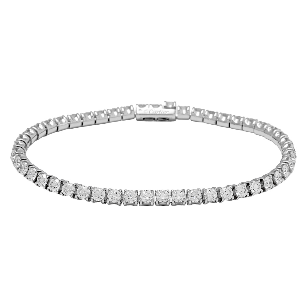 Cartier Essential Bracelet 18K White Gold Diamond N6708000