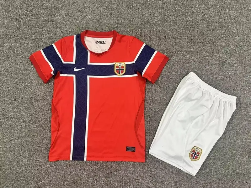 Kids Norway 2026 Home Jersey