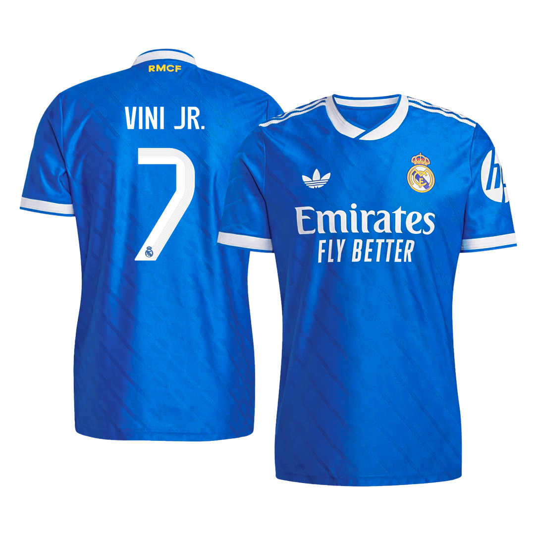VINI JR. #7 Real Madrid Third Away Player Version Jersey 2025/26