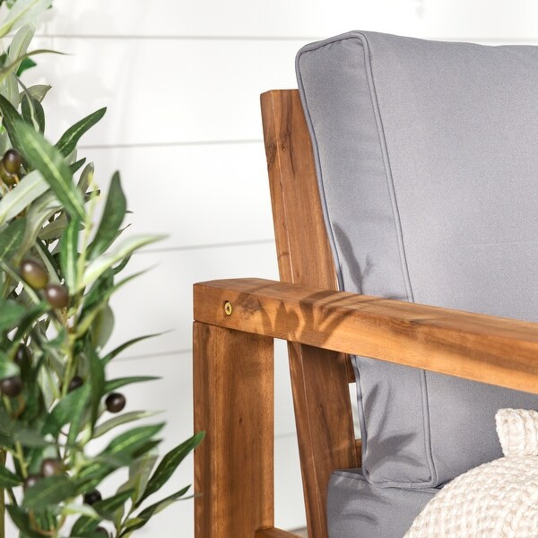 Middlebrook Hudson Acacia Frame Love Seat