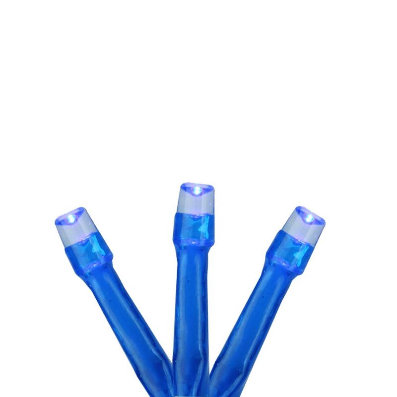 Northlight LED Micro Wide Angle Christmas String Lights - Blue - 6.25' Blue Wire - 20ct