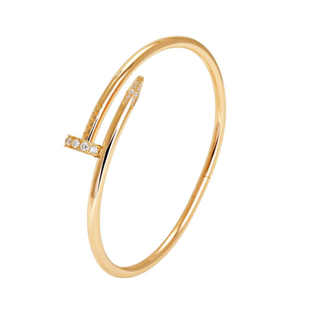 Cartier Juste un Clou Bracelet 18K Rose Gold Diamond B6048500