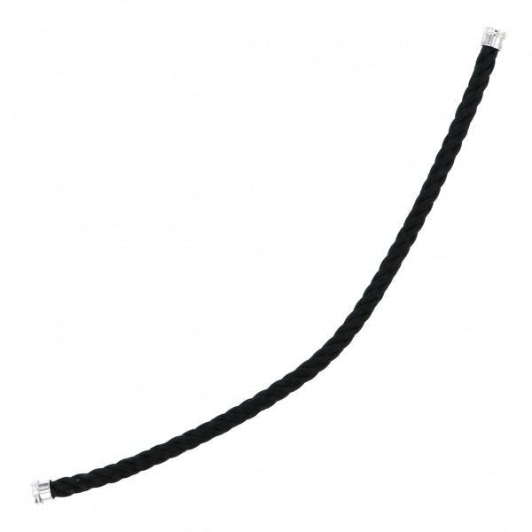 FRED Force 10 (lm) Steel Cable Black 17 Stainless Bracelet Stainless Steel