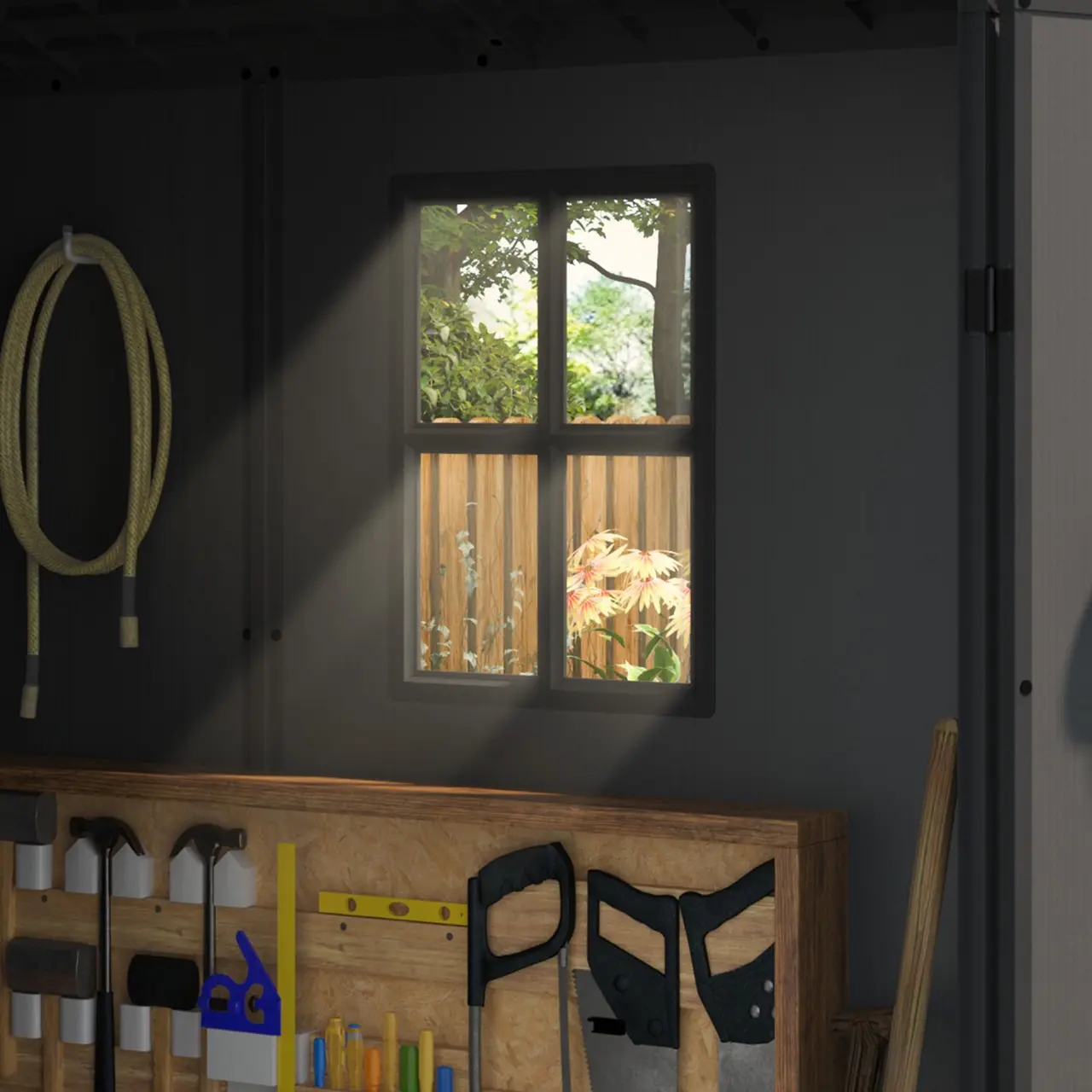 Patiolife 4x6 Resin Shed