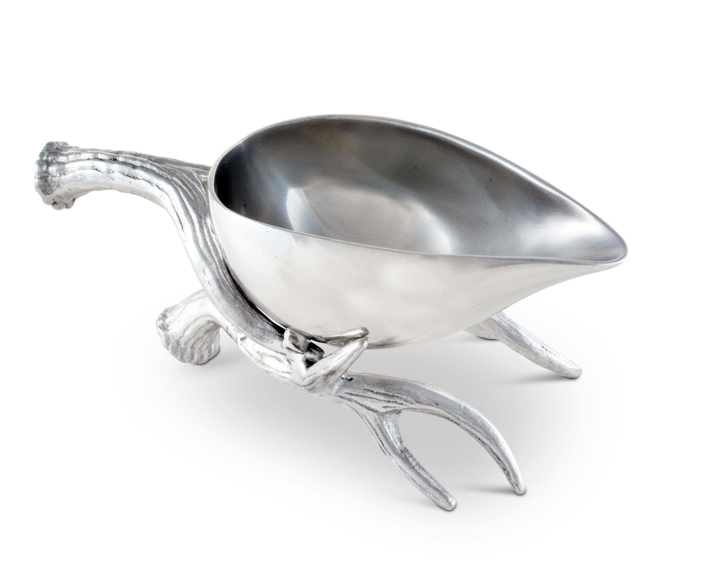 Arthur Court Designs Antler Gravy Boat