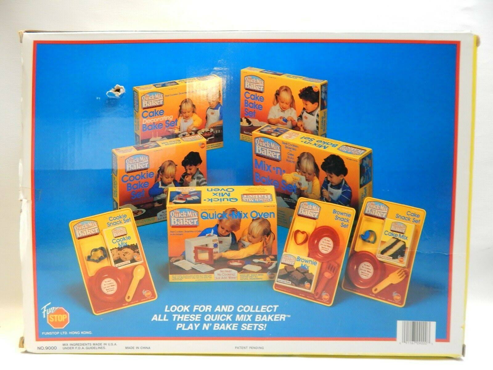 Vintage 1990 Easy Mixer Fun Stop The Quick Mix Baker Bake Set Toy Cooking Baking