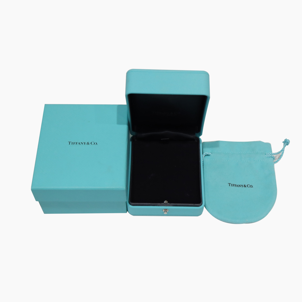 Tiffany & Co. Knot Necklace 18K White Gold Diamond 70300346