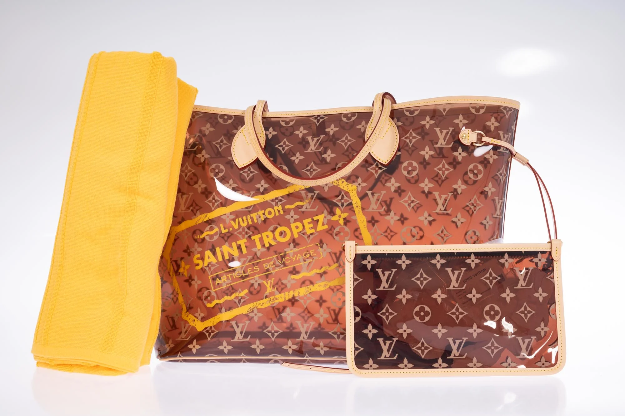 Louis Vuitton Vinyl Monogram St. Tropez Neverfull GM