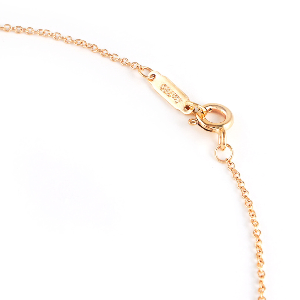 Tiffany & Co. Tiffany T Smile Necklace 18K Rose Gold Diamond 63058815